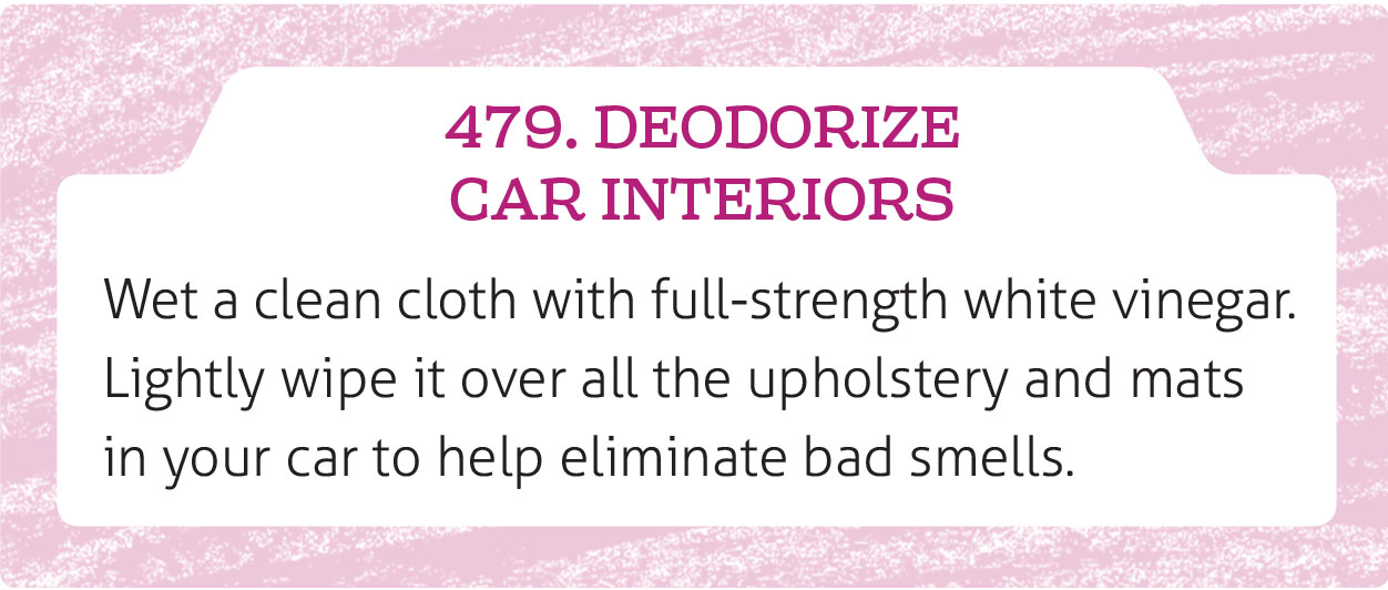 Deodorize Car Interiors
