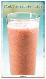 Pink Pineapple Juice Recipe