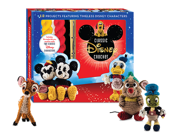 Classic Disney Crochet Kit 12 Projects Featuring Disney Characters 