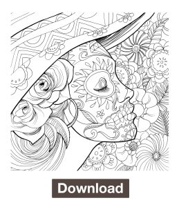 Day of the Dead Coloring Page