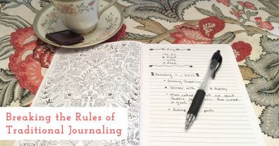 Breaking the Rules of Traditional Journaling