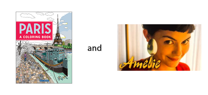 Paris Coloring Book and Amelie