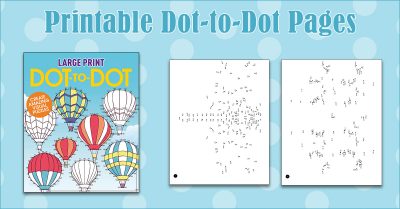 Large Print Dot-to-Dot Downloadables