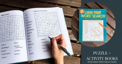 Adult Activity and Puzzle Books + Printables Perfect for a Quick Brain Break