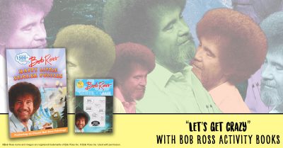 Let's Get Crazy with Bob Ross Activity Books