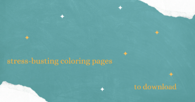 Stress-Busting Adult Coloring Pages to Start Your Year With