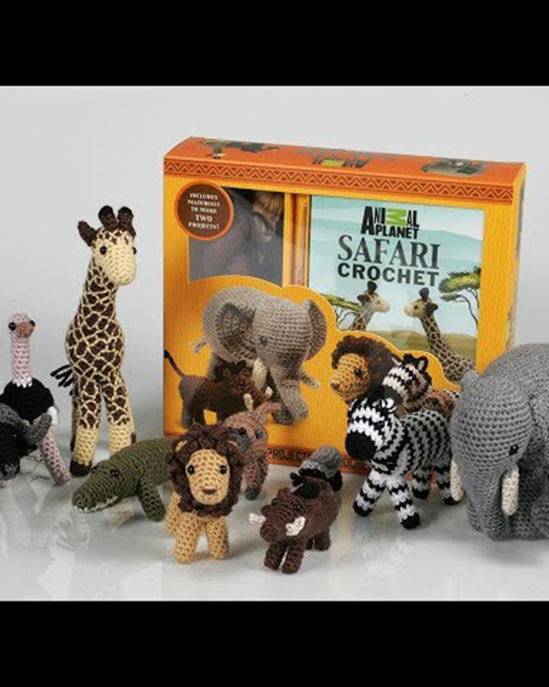 Animal Planet Safari Crochet | Arts & Crafts/Crochet, Embroidery & Other  Needlework | Thunder Bay Press