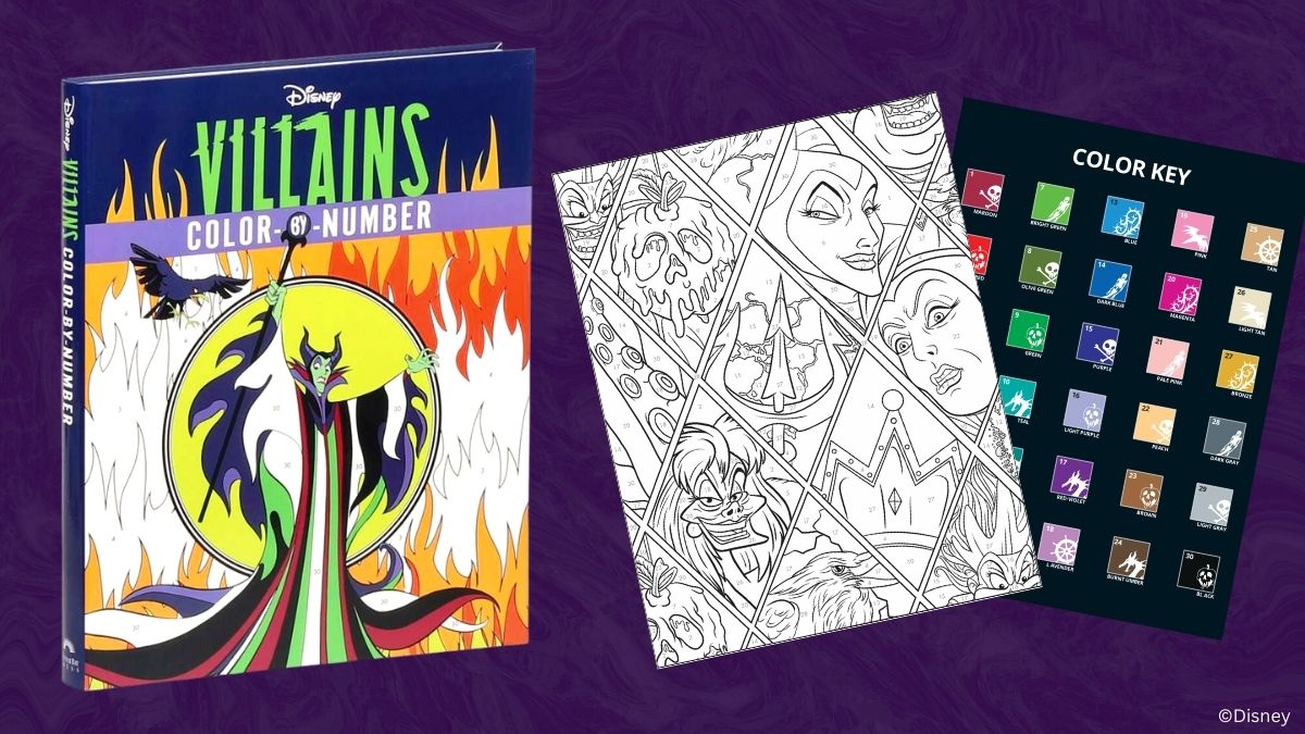 Disney Villains: Adult Colouring Book