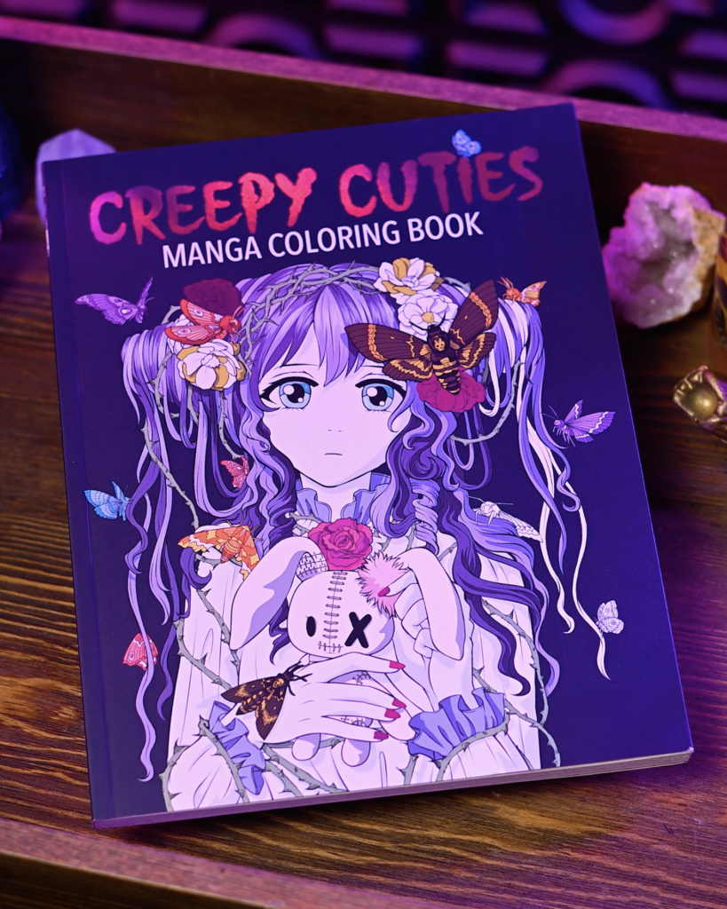 Cute Monsters Coloring Book: Cute coloring books for adults - Coloring  Pages for Adults and Kids (Anime and Manga Coloring Books) girls coloring  books