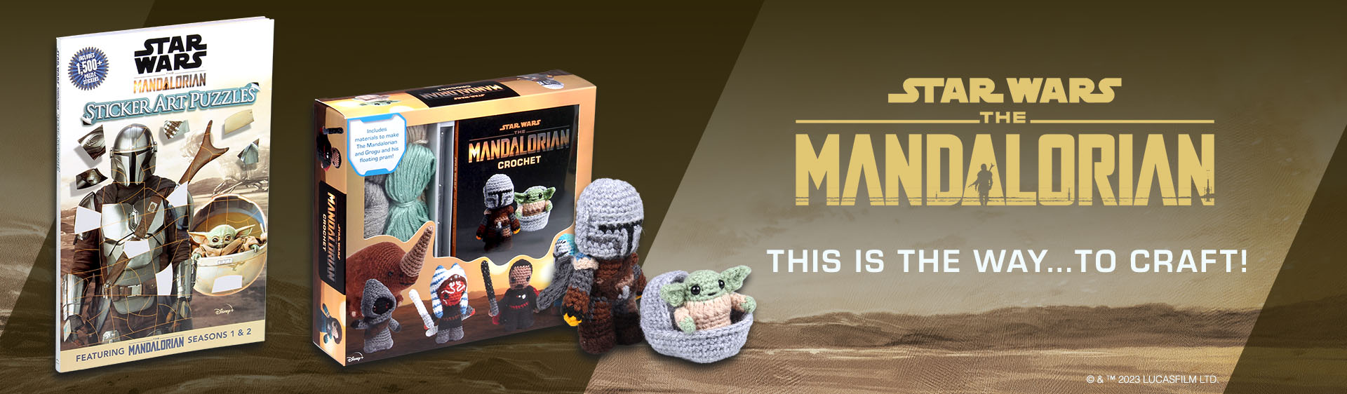 Star Wars Mandalorian Craft Books