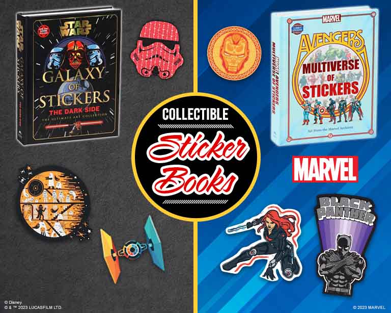 Star Wars Marvel Avengers Sticker Books